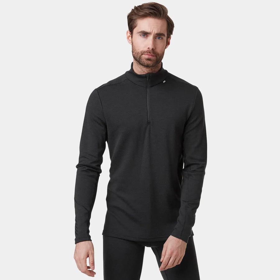 Helly Hansen Black / S Helly Hansen Men's LIFA® Merino Midweight Half-Zip Base Layer Helly Hansen Men's LIFA® Merino Midweight Half-Zip Base Layer - Ottawa 