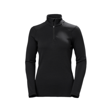 Helly Hansen Black / XS Helly Hansen Women's LIFA® Merino Midweight Half-Zip Base Layer Helly Hansen Women's LIFA® Merino Midweight Half-Zip Base Layer