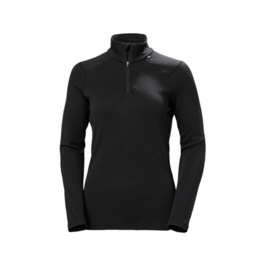 Helly Hansen Black / XS Helly Hansen Women's LIFA® Merino Midweight Half-Zip Base Layer Helly Hansen Women's LIFA® Merino Midweight Half-Zip Base Layer