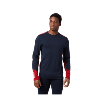 Helly Hansen Helly Hansen Men's LIFA® Merino Midweight Crew Base Layer Helly Hansen Men's LIFA® Merino Midweight Crew Base Layer