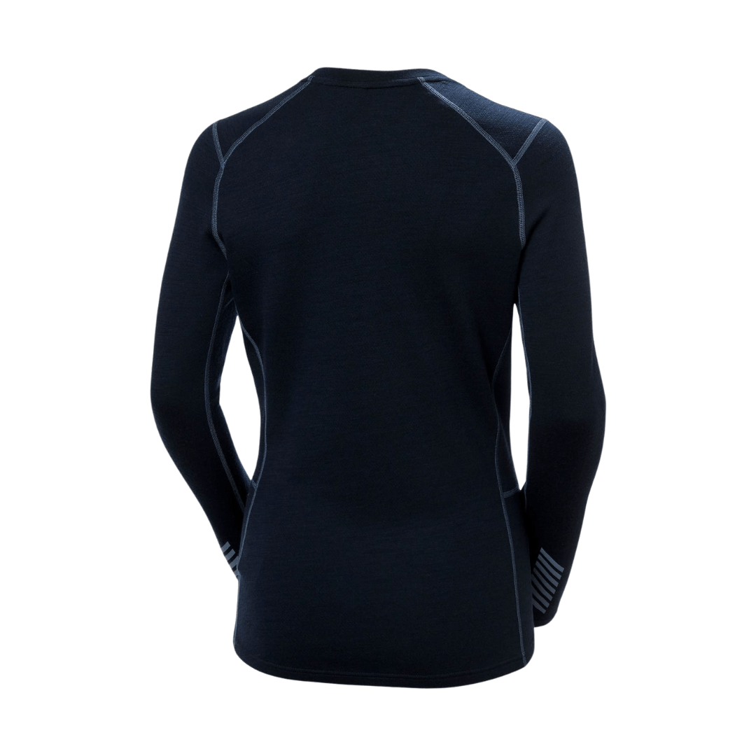 Helly Hansen Helly Hansen Women’s LIFA® Merino Midweight Graphic Long-Sleeve Crew Base Layer Helly Hansen Women’s LIFA® Merino Midweight Graphic Long-Sleeve Crew 