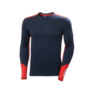 Helly Hansen Navy / S Helly Hansen Men's LIFA® Merino Midweight Crew Base Layer Helly Hansen Men's LIFA® Merino Midweight Crew Base Layer