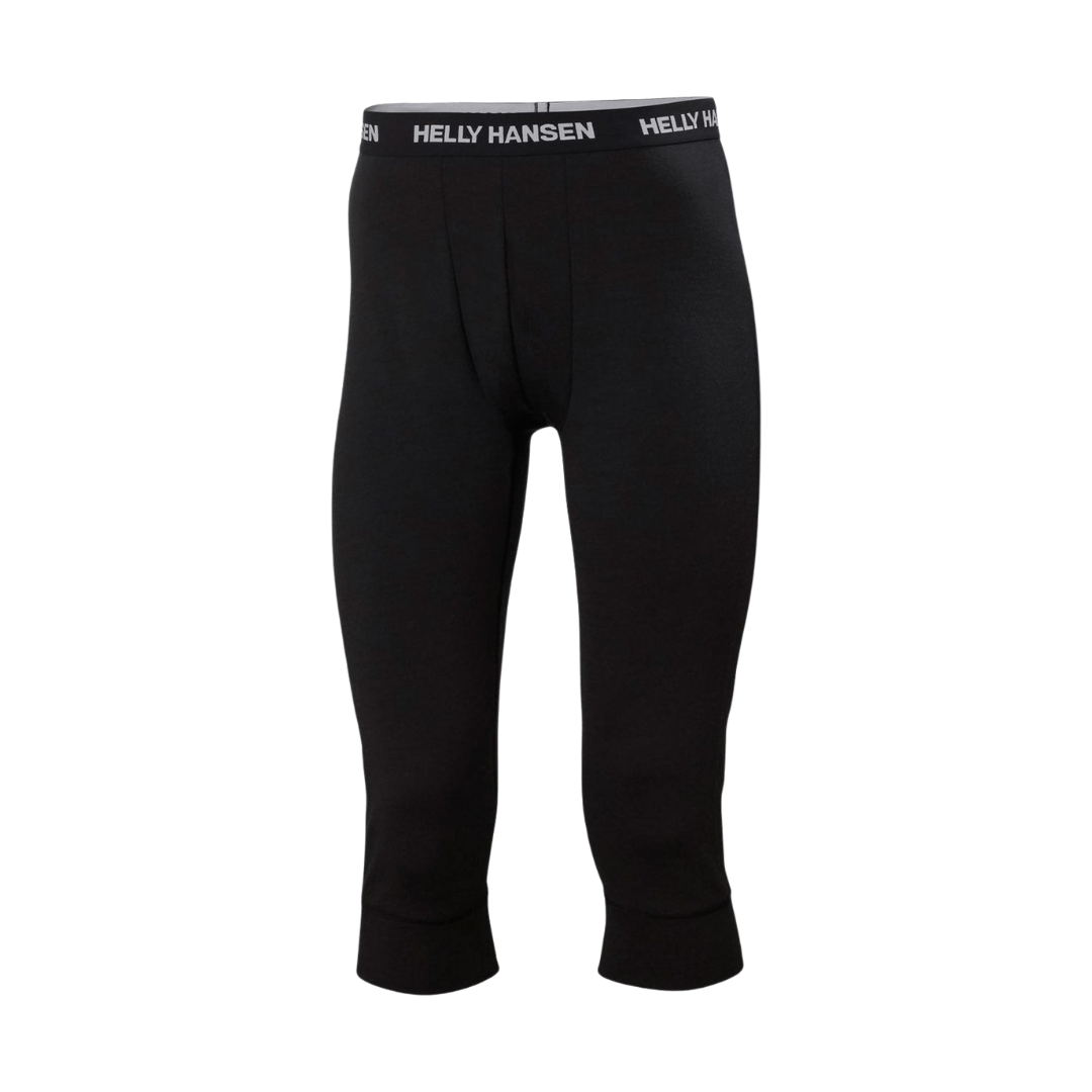 Helly Hansen Black / S Helly Hansen Men's LIFA® Merino Midweight 3/4 Base Layer Pants Helly Hansen Men's LIFA® Merino Midweight 3/4 Base Layer Pants - 