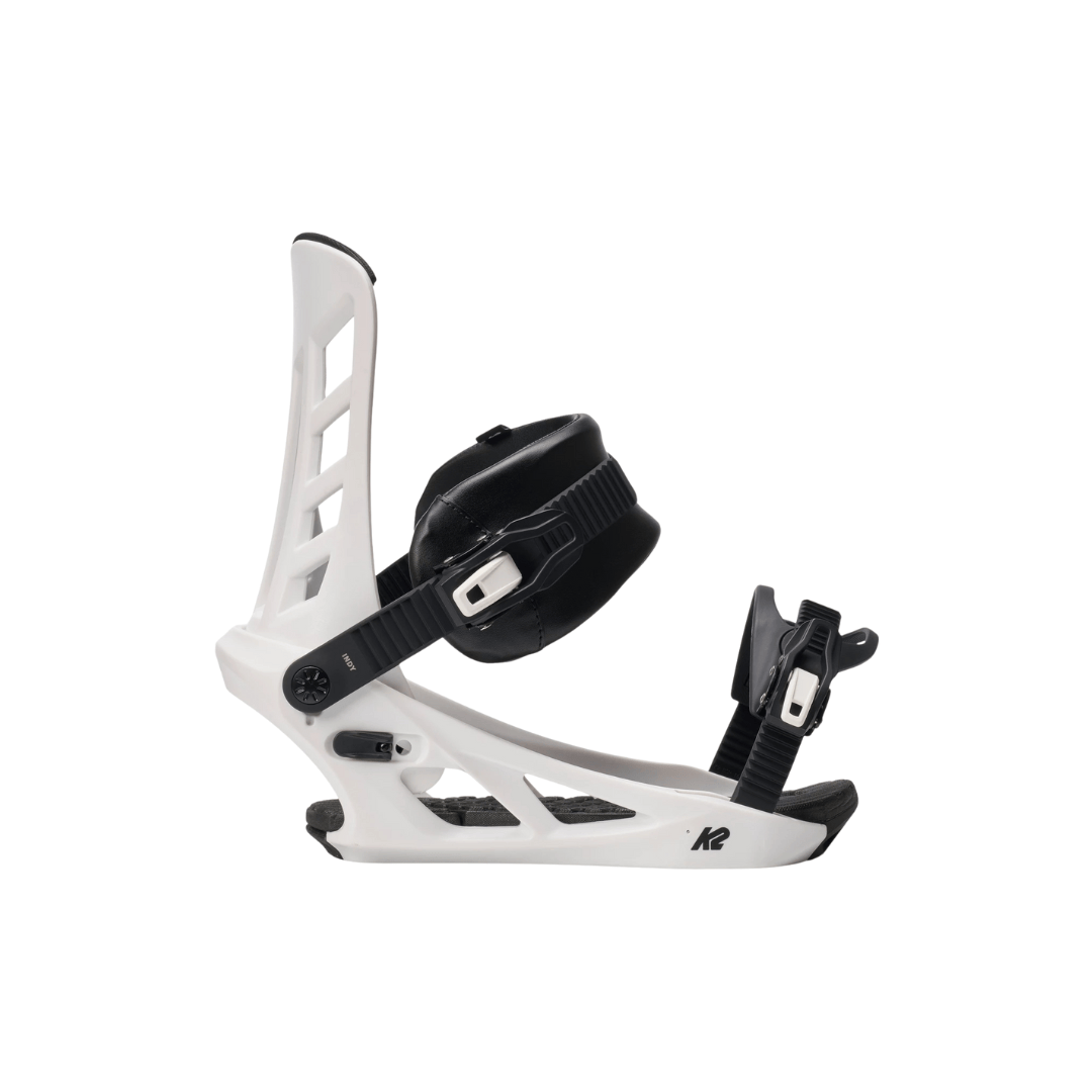 K2 White / S K2 Indy Men's Snowboard Bindings 2026 K2 Indy Men's Snowboard Bindings 2026 - Ottawa Valley Air Paddle