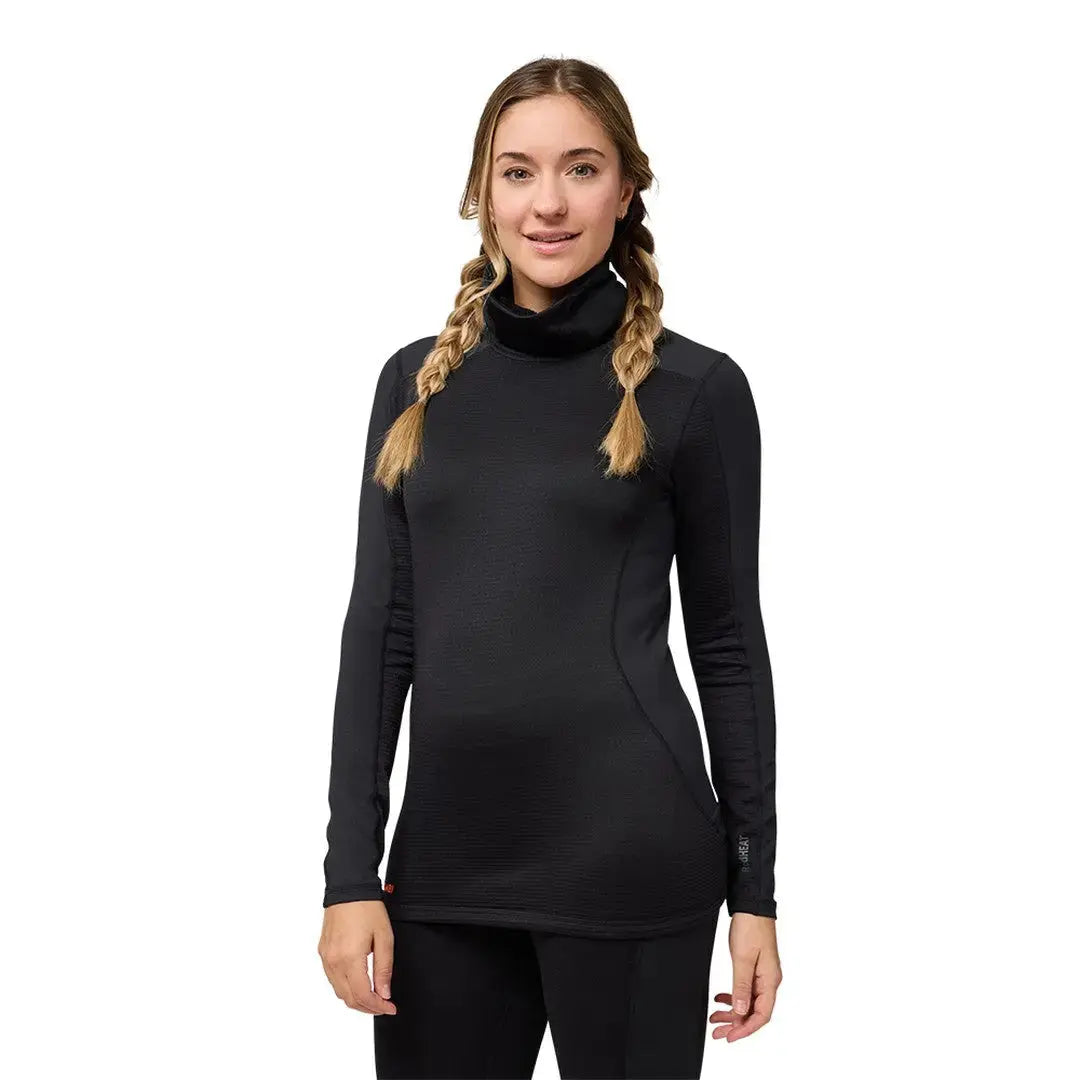 Kombi RedHEAT PRO Grid Mock Top Women, Black