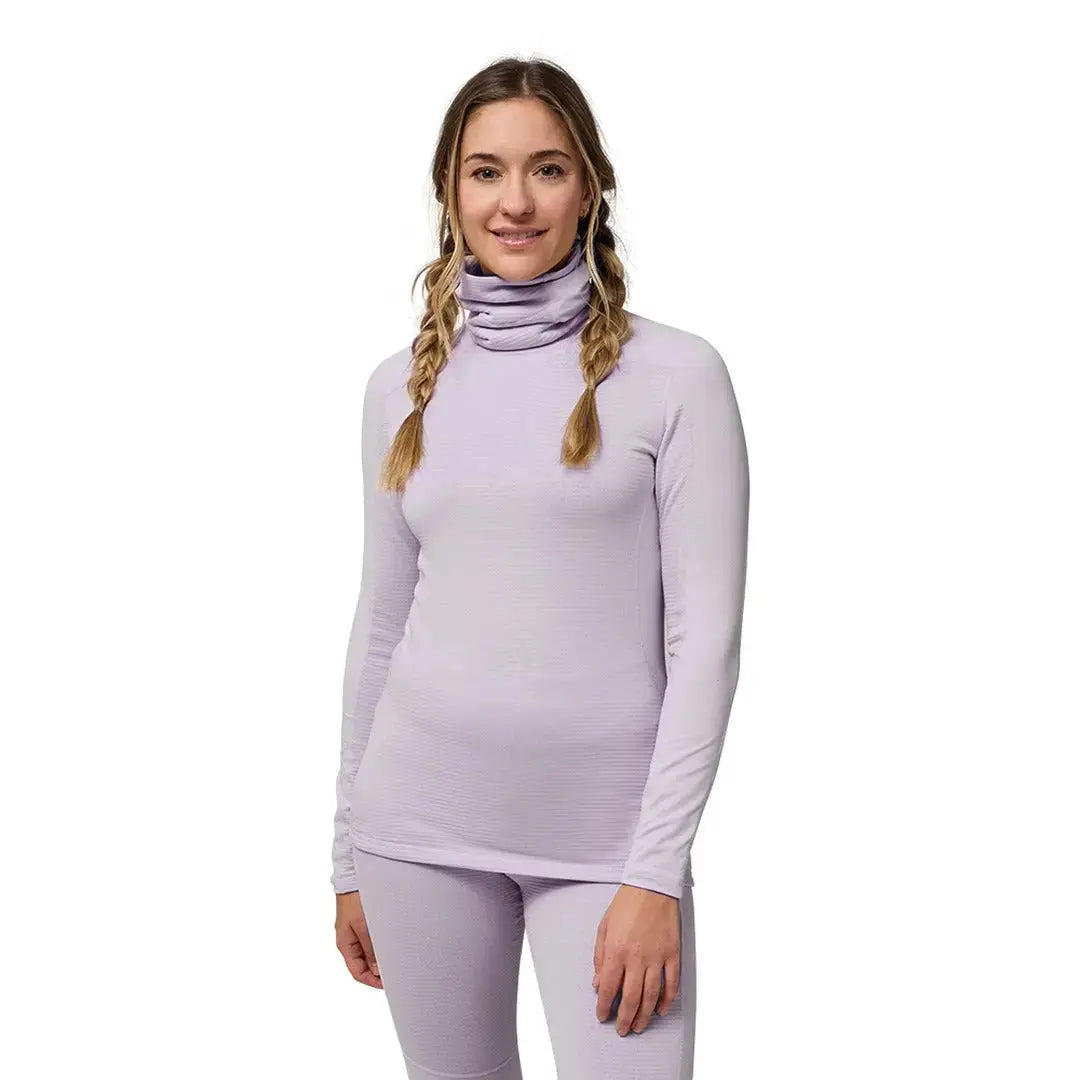 Kombi RedHEAT PRO Grid Mock Top Women, Light Mauve