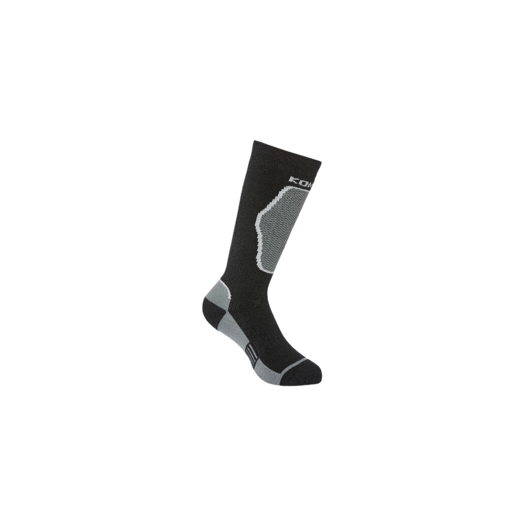 Kombi Black-Castlerock / S/M The Brave Midweight Ski Socks - Junior The Brave Midweight Ski Socks - Junior