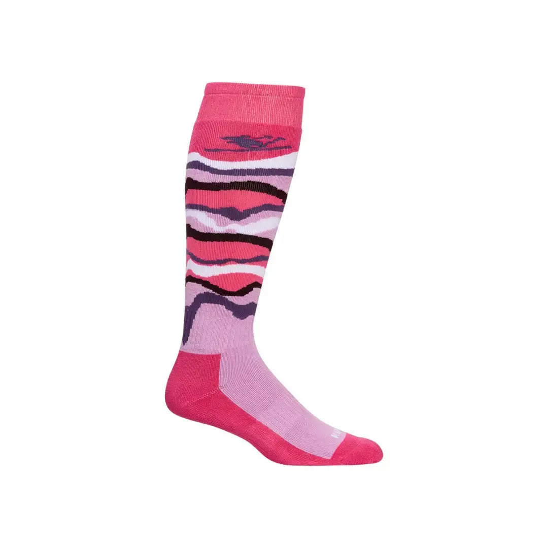 Kombi The Ski Bum Heavy Ski Socks Unisex, Fuchsia Fedora
