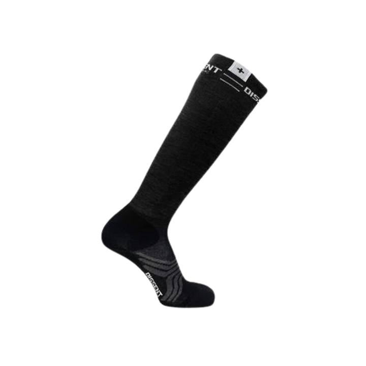 Lanctot Midnight Black / XS Iq Comfort Zero Cushion Alpine Ski Socks Iq Comfort Zero Cushion Alpine Ski Socks