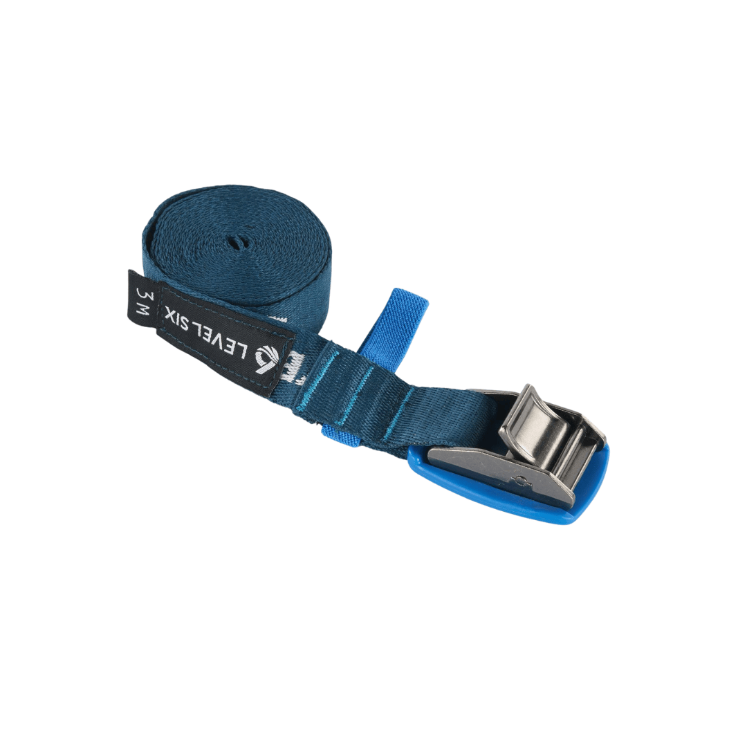 Level Six Blue Level Six 3m Webbing Tie Down Strap Level Six 3m Webbing Tie Down Strap - Ottawa Valley Air Paddle