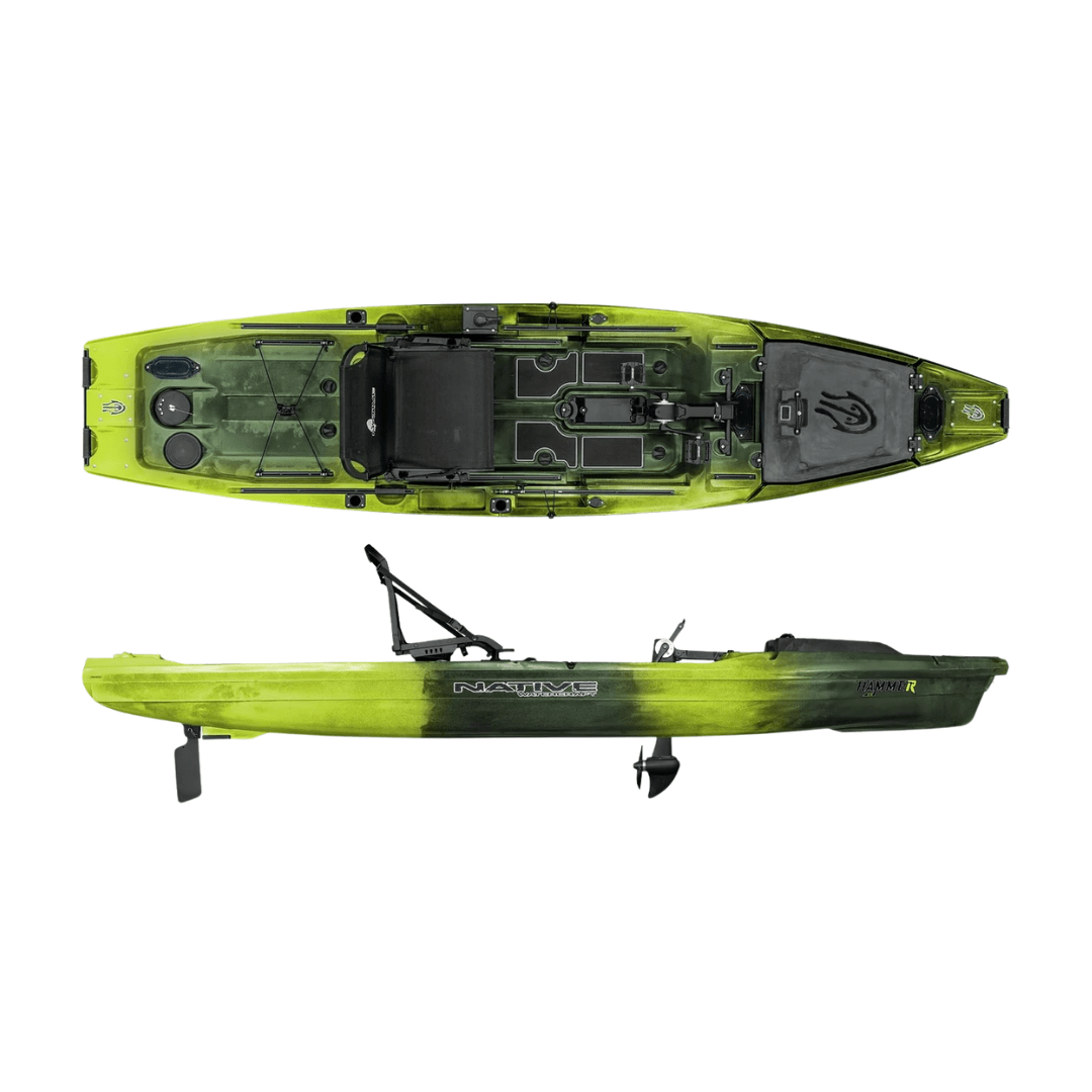 Native Gator Green Native Watercraft Hammer with Propel X-Range Pedal Drive Native Watercraft Hammer with Propel X-Range Pedal Drive - Ottawa 