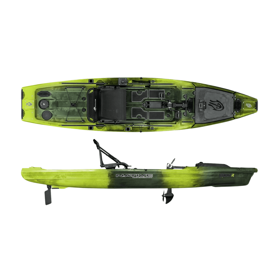 Native Gator Green Native Watercraft Hammer with Propel X-Range Pedal Drive Native Watercraft Hammer with Propel X-Range Pedal Drive - Ottawa 
