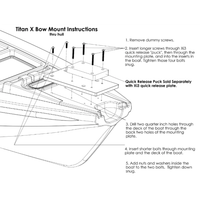 Native Native Titan X Bow Motor Mount - 10.5 & 12.5 Bonafide Kayak Covers - Ottawa Valley Air Paddle