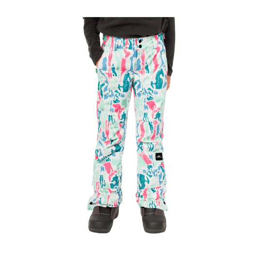 O'Neill FWC' Cruz Kid's Snow Pants, White Cluster