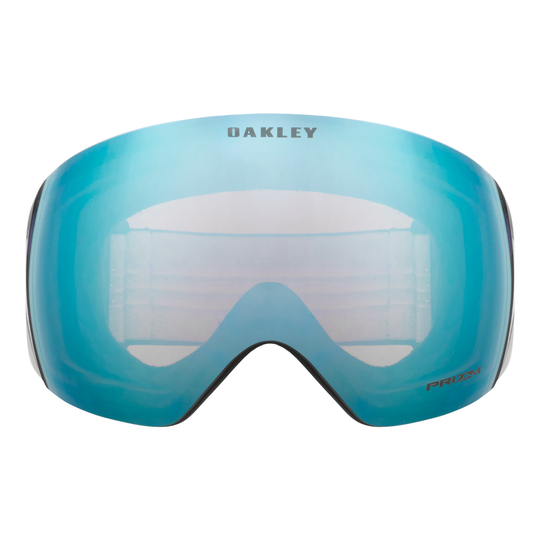 Oakley Flight Deck L Unisex Goggles 2027 in Matte Black | Prizm Snow Sapphire Iridium - front view