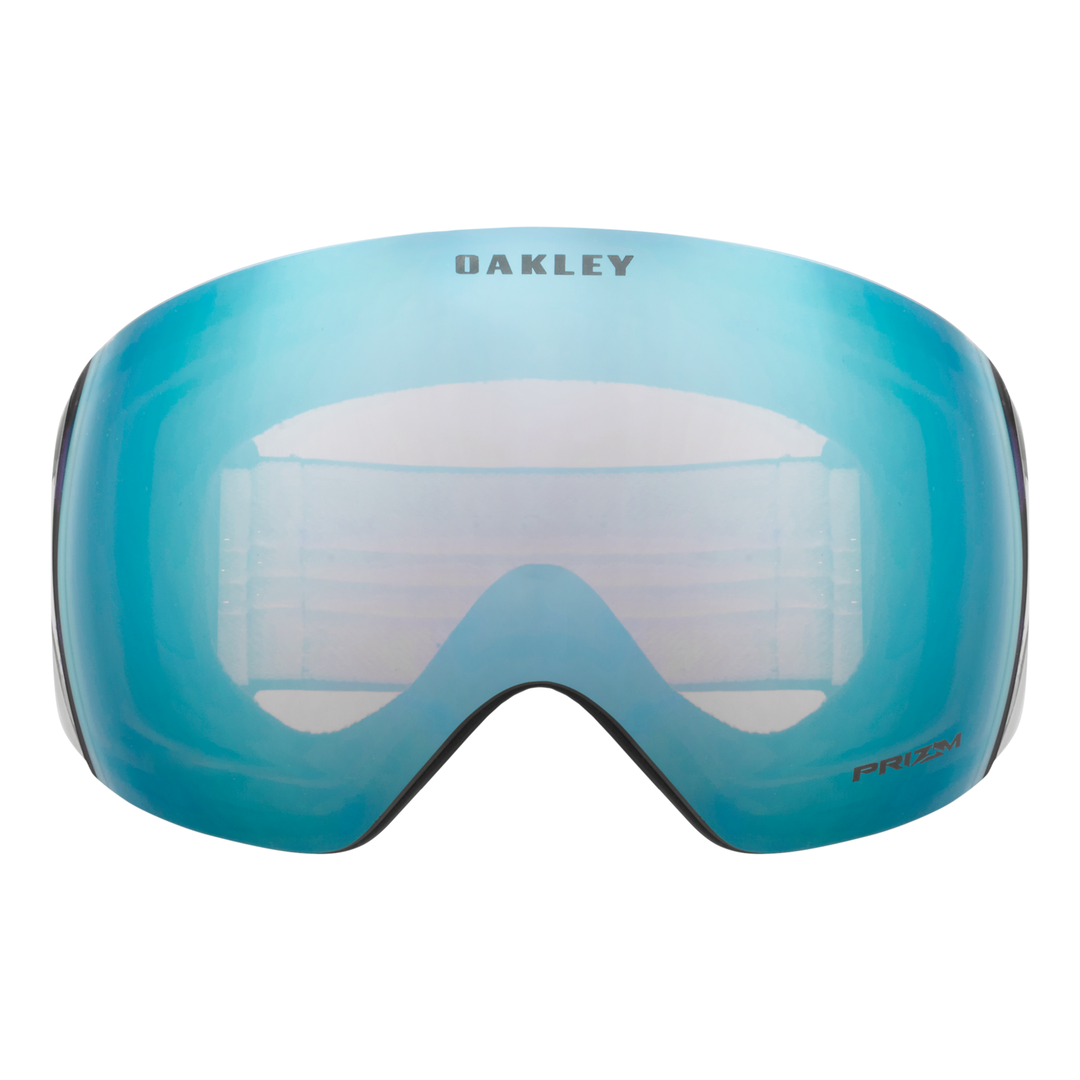 Oakley Flight Deck L Unisex Goggles 2027 in Matte Black | Prizm Snow Sapphire Iridium - front view