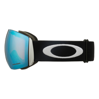 Oakley Flight Deck L Unisex Goggles 2027 in Matte Black | Prizm Snow Sapphire Iridium - side view