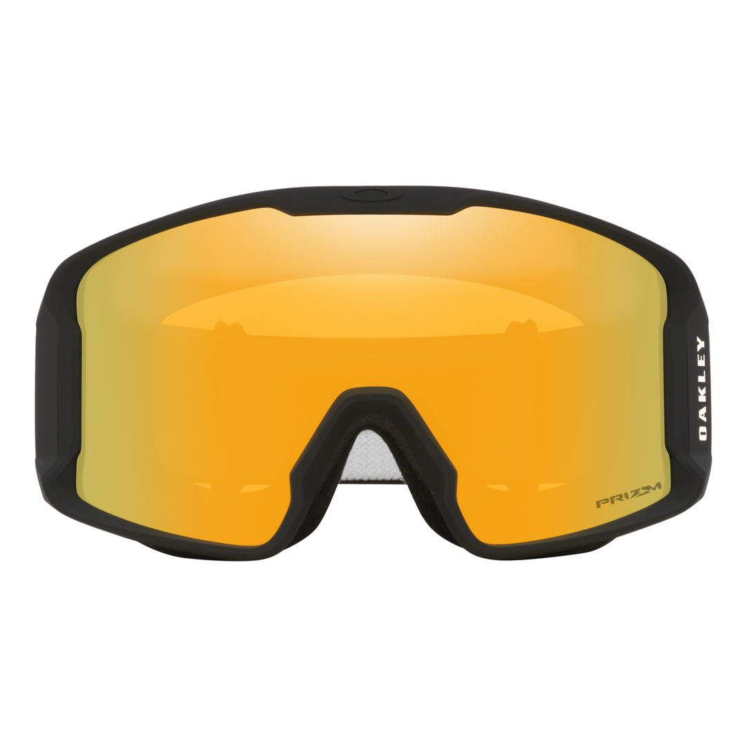 Oakley Line Miner L Unisex Goggles 2027 in Matte Black | Prizm 24K Iridium - front view