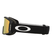Oakley Line Miner M Unisex Goggles 2027 in Matte Black | Prizm Snow 24K Iridium - side view