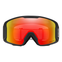 Oakley Line Miner M Unisex Goggles 2027 in Matte Black | Prizm Snow Torch Iridium - front view
