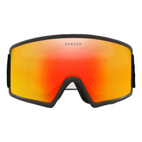 Oakley Target Line M Unisex Goggles 2027 in Matte Black | Fire Iridium - front view