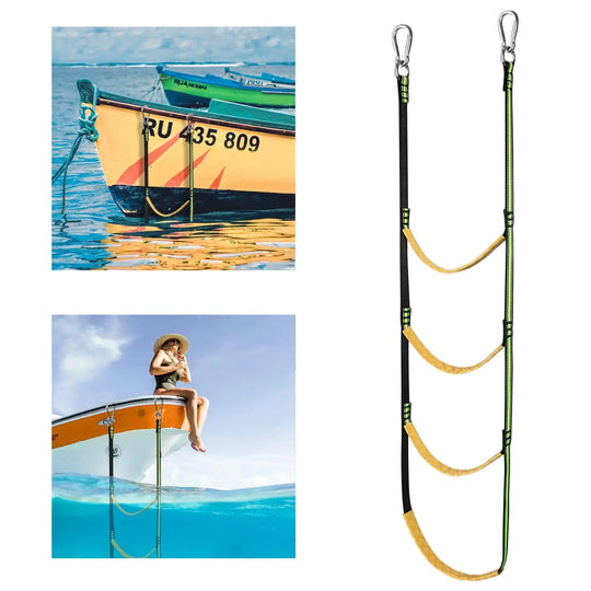 4-Step Rope Ladder, Yellow