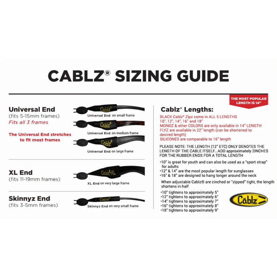 Ottawa Valley Air Paddle Cablz Zipz Skinny Ends - 14