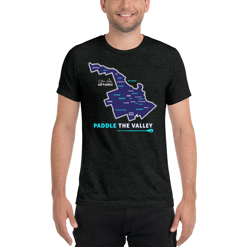 Ottawa Valley Air Paddle Charcoal-Black Triblend / XS The Valley Short Sleeve T-Shirt