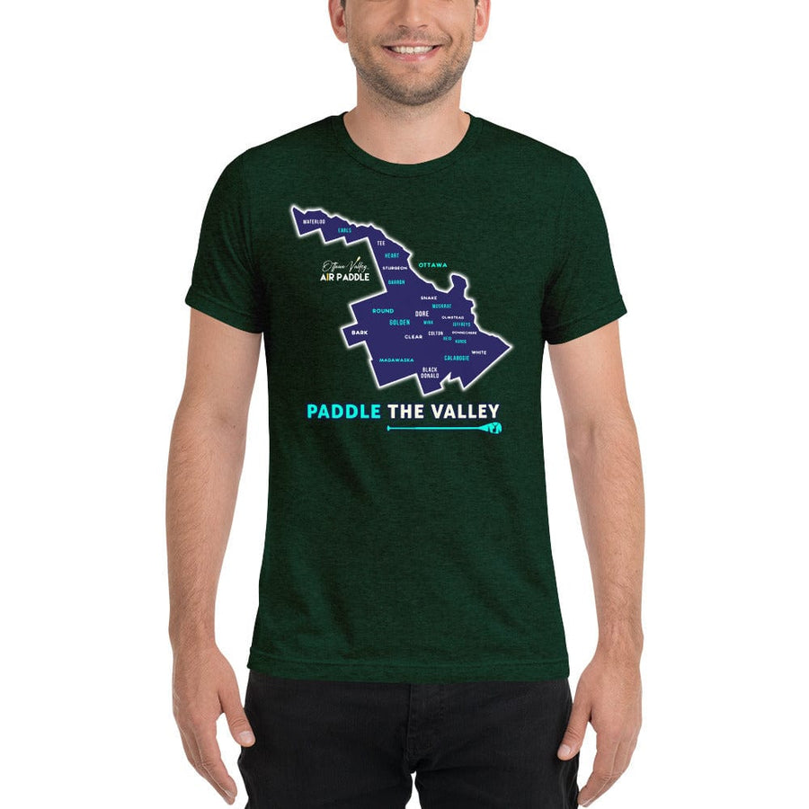 Ottawa Valley Air Paddle Emerald Triblend / XS The Valley Short Sleeve T-Shirt