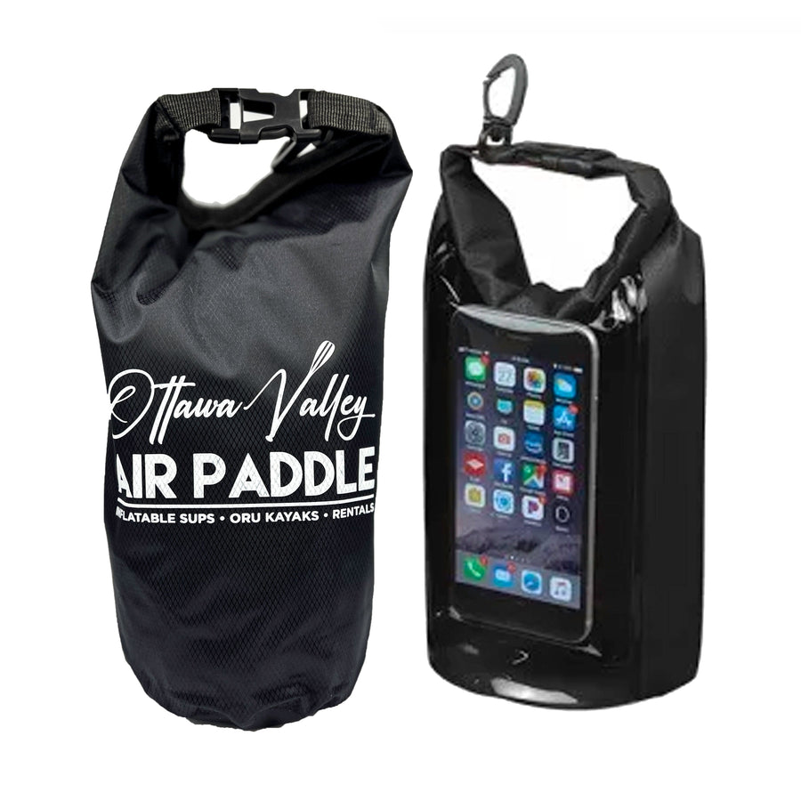 Ottawa Valley Air Paddle Black 2.5L OVAP Dry Bag with Window