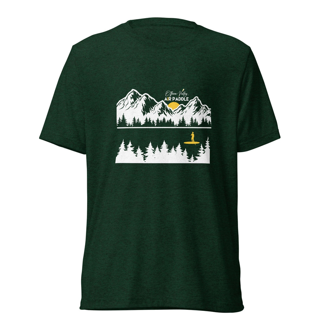 Ottawa Valley Air Paddle Emerald / S Paddling In The Wild Unisex T-Shirt Paddling In The Wild Unisex T-Shirt - Ottawa Valley Air Paddle