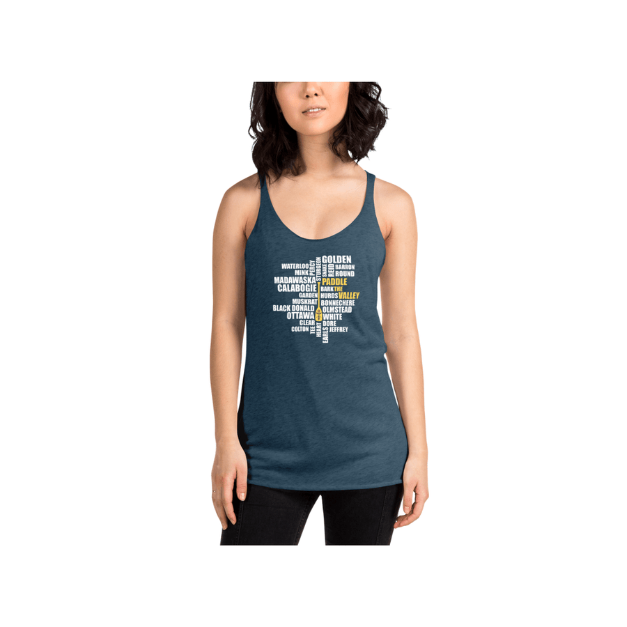 Ottawa Valley Air Paddle Paddle the Valley - Women's Racerback Tank Plan For Today - Women's Racerback Tank - Ottawa Valley Air Paddle