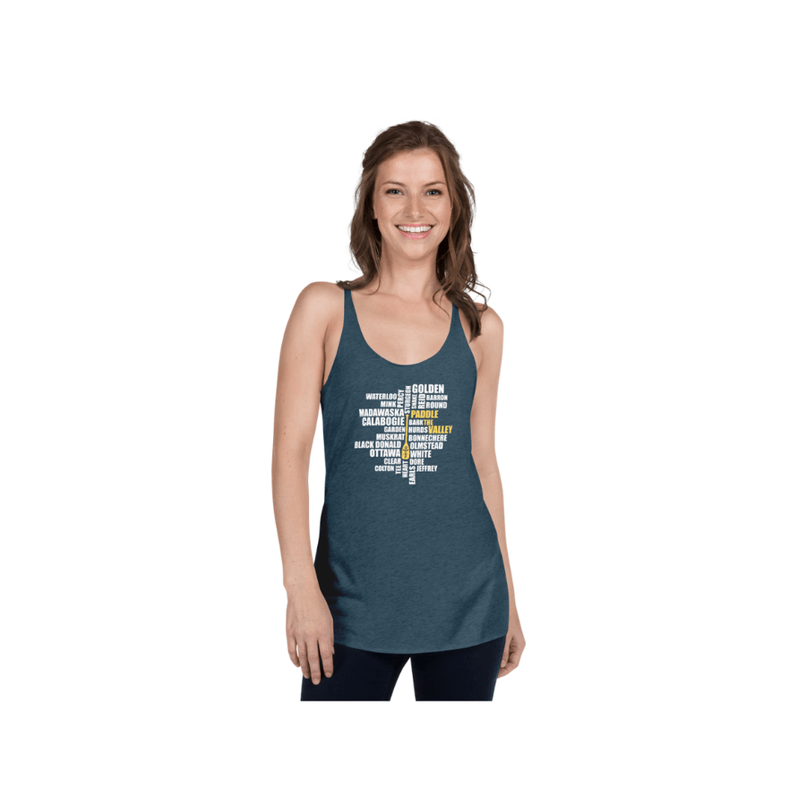 Ottawa Valley Air Paddle Paddle the Valley - Women's Racerback Tank Plan For Today - Women's Racerback Tank - Ottawa Valley Air Paddle