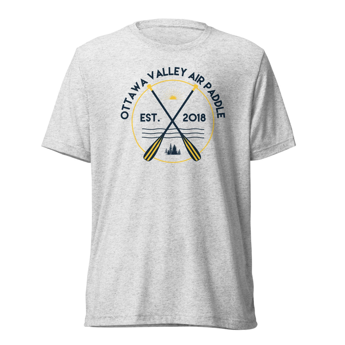 Ottawa Valley Air Paddle White Fleck / S OVAP Unisex Legacy T-Shirt OVAP Unisex Legacy T-Shirt - Ottawa Valley Air Paddle