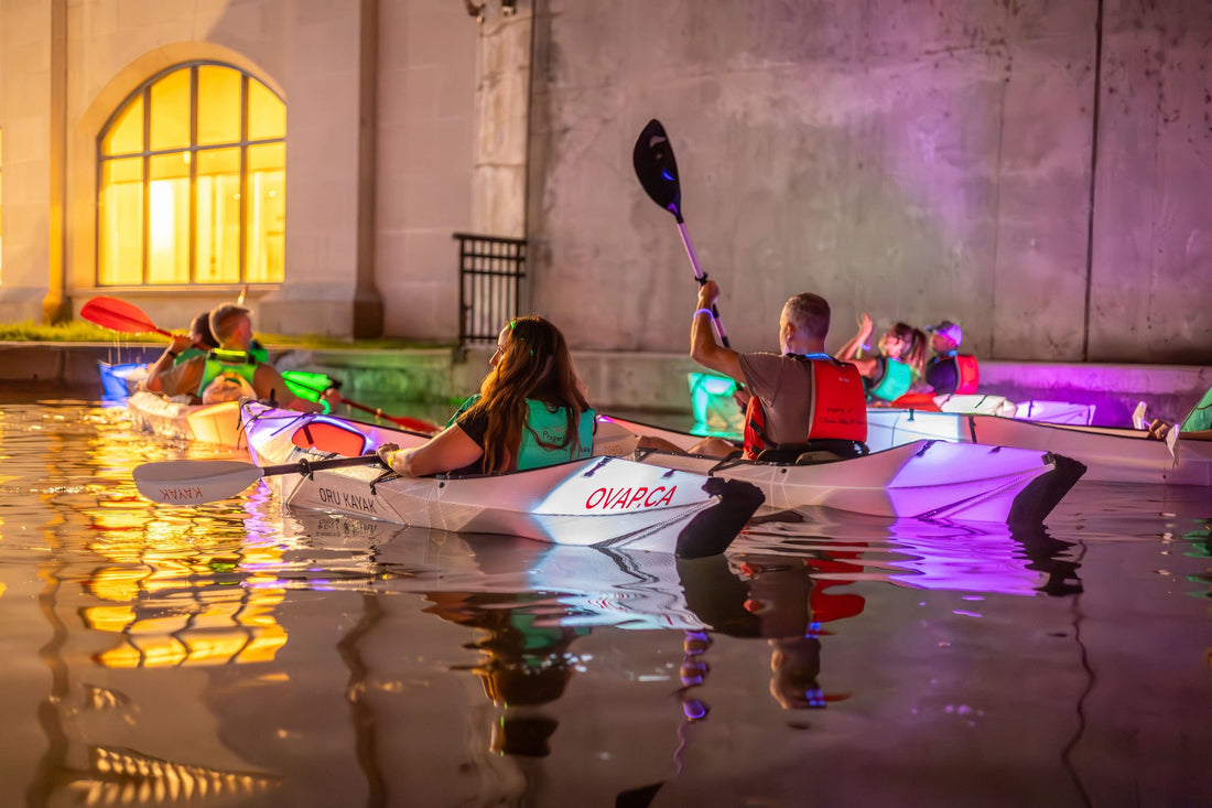 OVAP Light at Night Kayaking