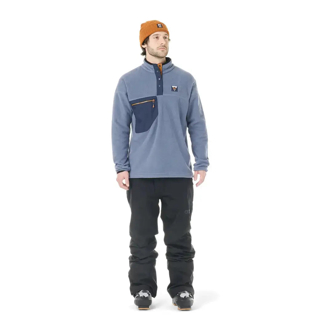 Picture Organic Clothing Picture Organic Men's Arcca Snap Fleece Pullover Picture Organic Arcca Men's Snap Fleece Pullover