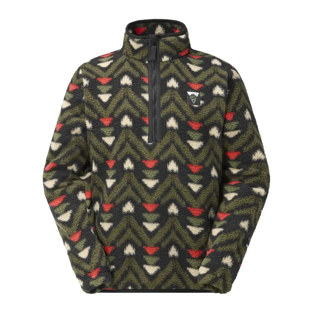Picture Organic Clothing Picture Organic Men's Kimag Printed 1/4-Zip Sherpa Fleece Picture Organic Kimag Men's Printed Sherpa Fleece