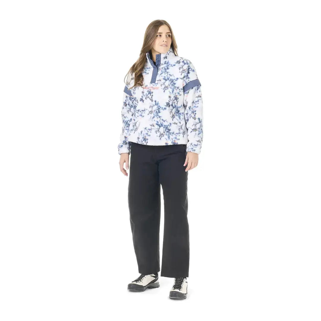 Picture Organic Clothing Picture Organic Women's Velora Printed Snap Fleece Pullover Picture Organic Velora Women's Printed Fleece Pullover
