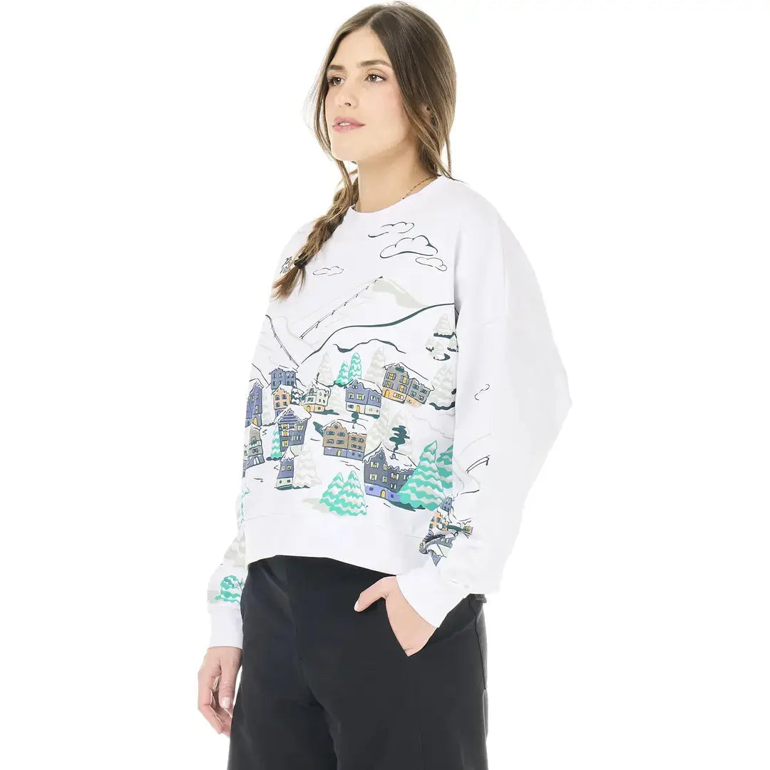 Picture Organic Clothing Picture Organic Women's Toria Organic Cotton Crew Sweatshirt Picture Organic Toria Women's Organic Cotton Crew
