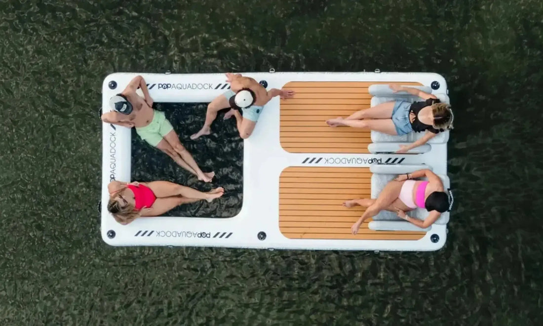 POP Board Co. POP Board Co. Popup Aquadock 14' x 7' x 8" POPUP AQUADOCK 14' x 7' x 8" - Ottawa Valley Air Paddle