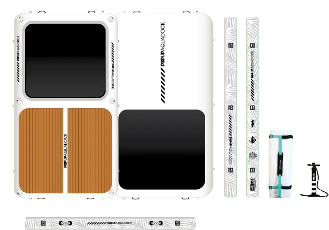 POP Board Co. POPUP AQUADOCK 14' x 7' x 8" POP UP AQUADOCK - 14'x7' - Inflatable Dock - 60 Day Guarantee