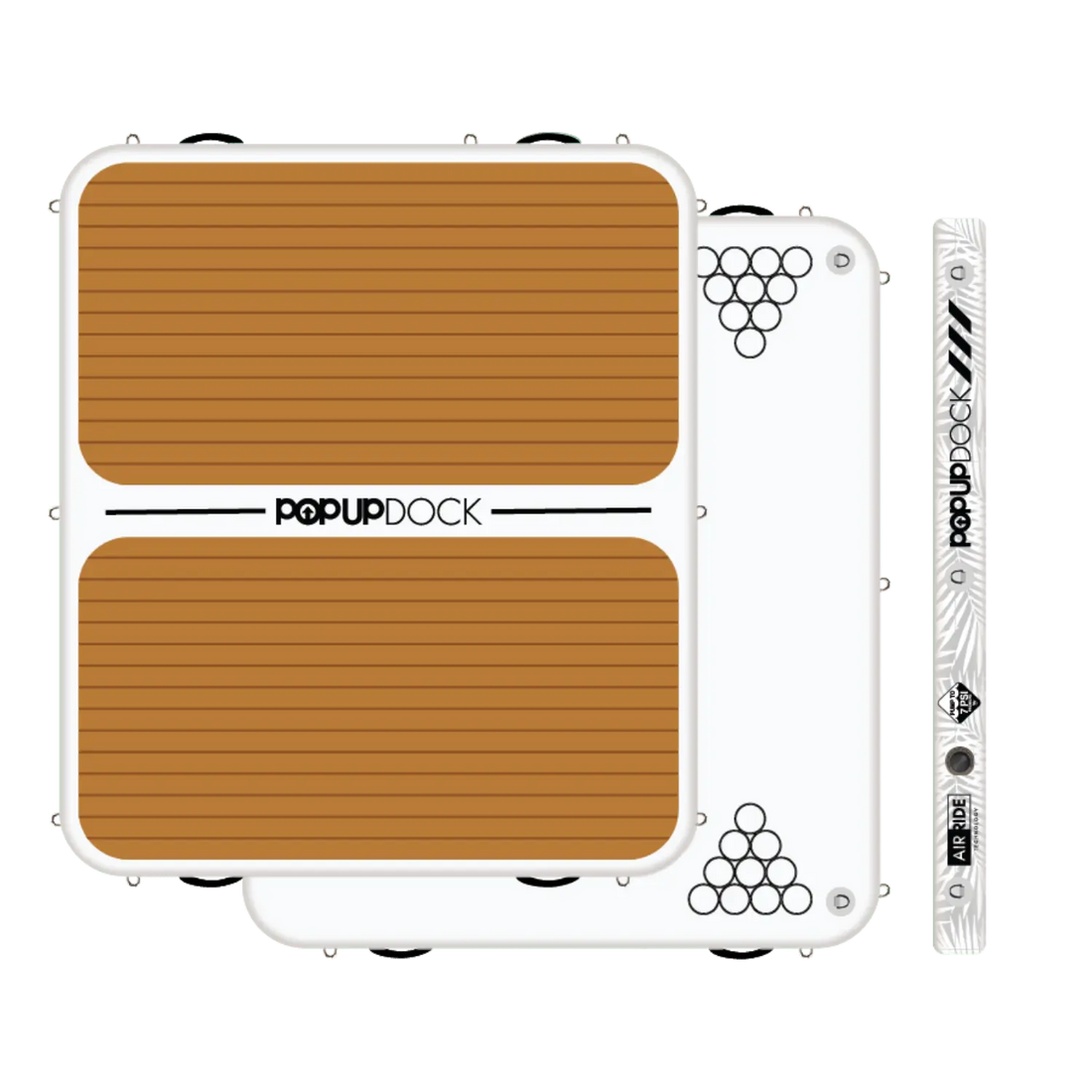 POP Board Co. POPUP DOCK 8’ x 7’ x 8” POP UP DOCK - Inflatable Dock - Party Barge - 60 Day Guarantee