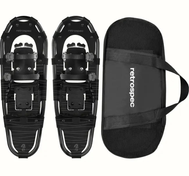 Retrospec Black Ice / 21 in (80-120lbs) Retrospec Drifter Lightweight Snowshoes