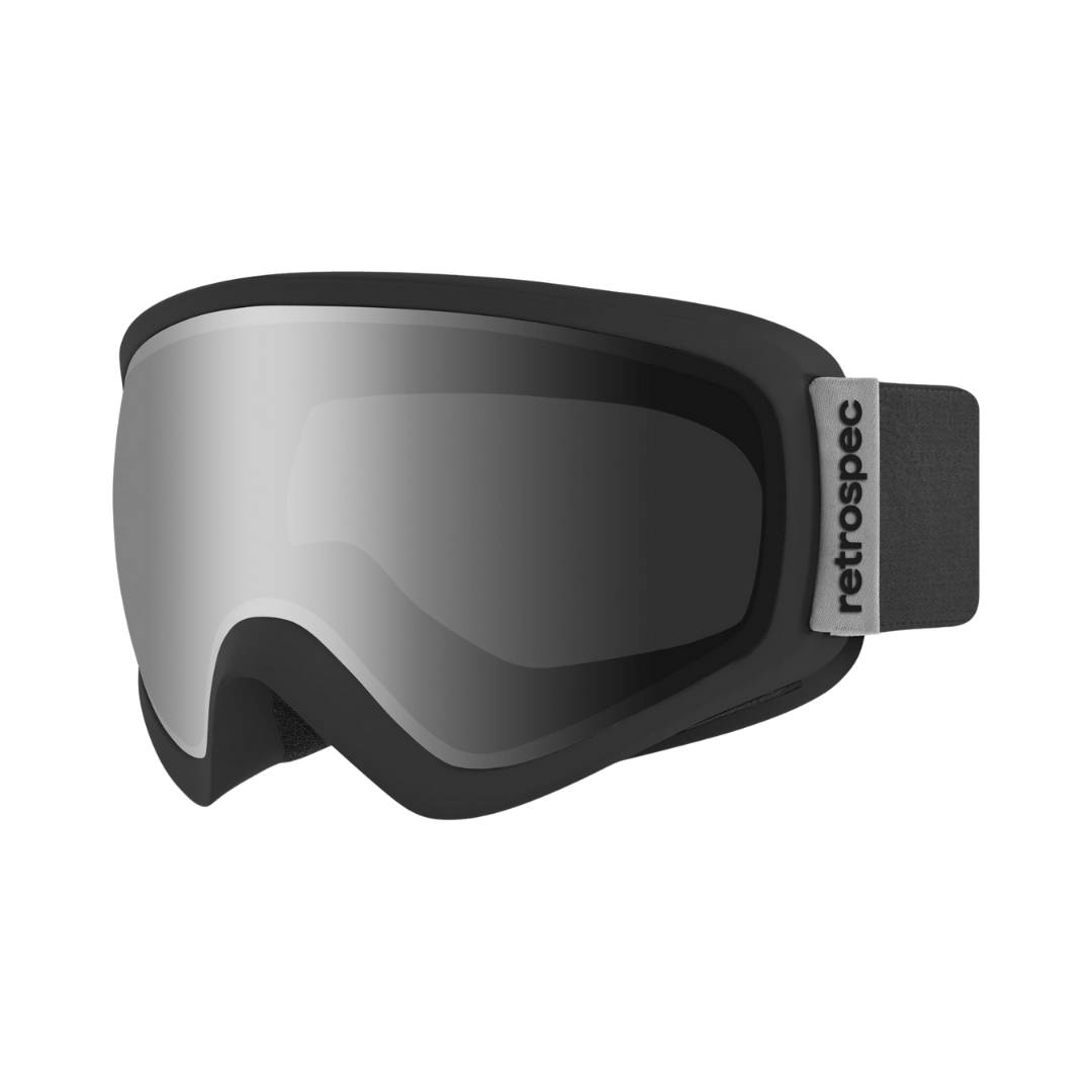 Retrospec Matte Black and Stone Retrospec Dipper Kids' Ski & Snowboard Goggles Retrospec Dipper Kids' Ski & Snowboard Goggles - Ottawa Valley Air 