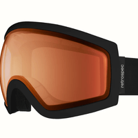 Retrospec Matte Black and Citrine Retrospec Traverse Ski & Snowboard Goggles