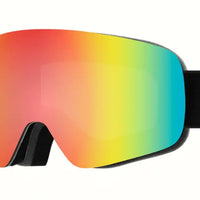 Retrospec Matte Black and Kaleido Retrospec Flume Ski & Snowboard Goggles