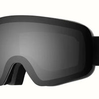 Retrospec Matte Black and Mirror Polarized Retrospec Flume Ski & Snowboard Goggles