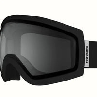 Retrospec Matte Black and Stone Retrospec Traverse Ski & Snowboard Goggles