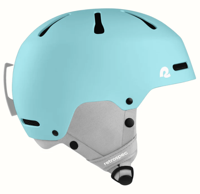 Retrospec Matte Blue Ridge / X-Small: 48-51cm Retrospec Comstock Kids' Ski & Snowboard Helmet