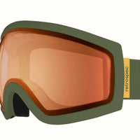 Retrospec Matte Forest and Citrine Retrospec Traverse Ski & Snowboard Goggles